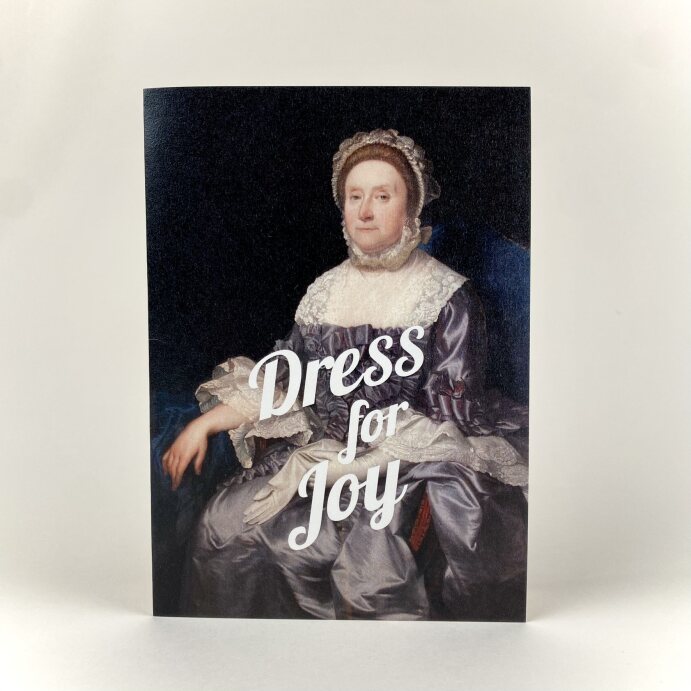 Dress For Joy Greetings Card