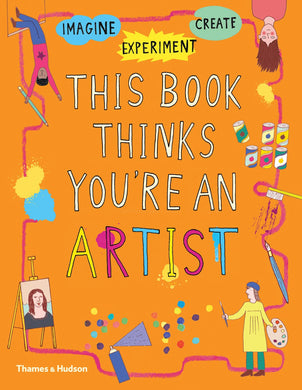This book thinks your an artist front cover 