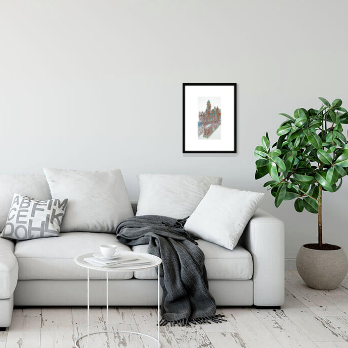 Palace Hotel, Manchester by Kathryn Edwards, Limited Edition Print