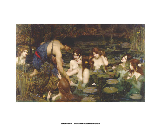 Hylas and the Nymphs Print