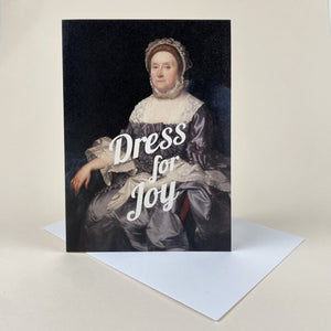 Dress For Joy Greetings Card