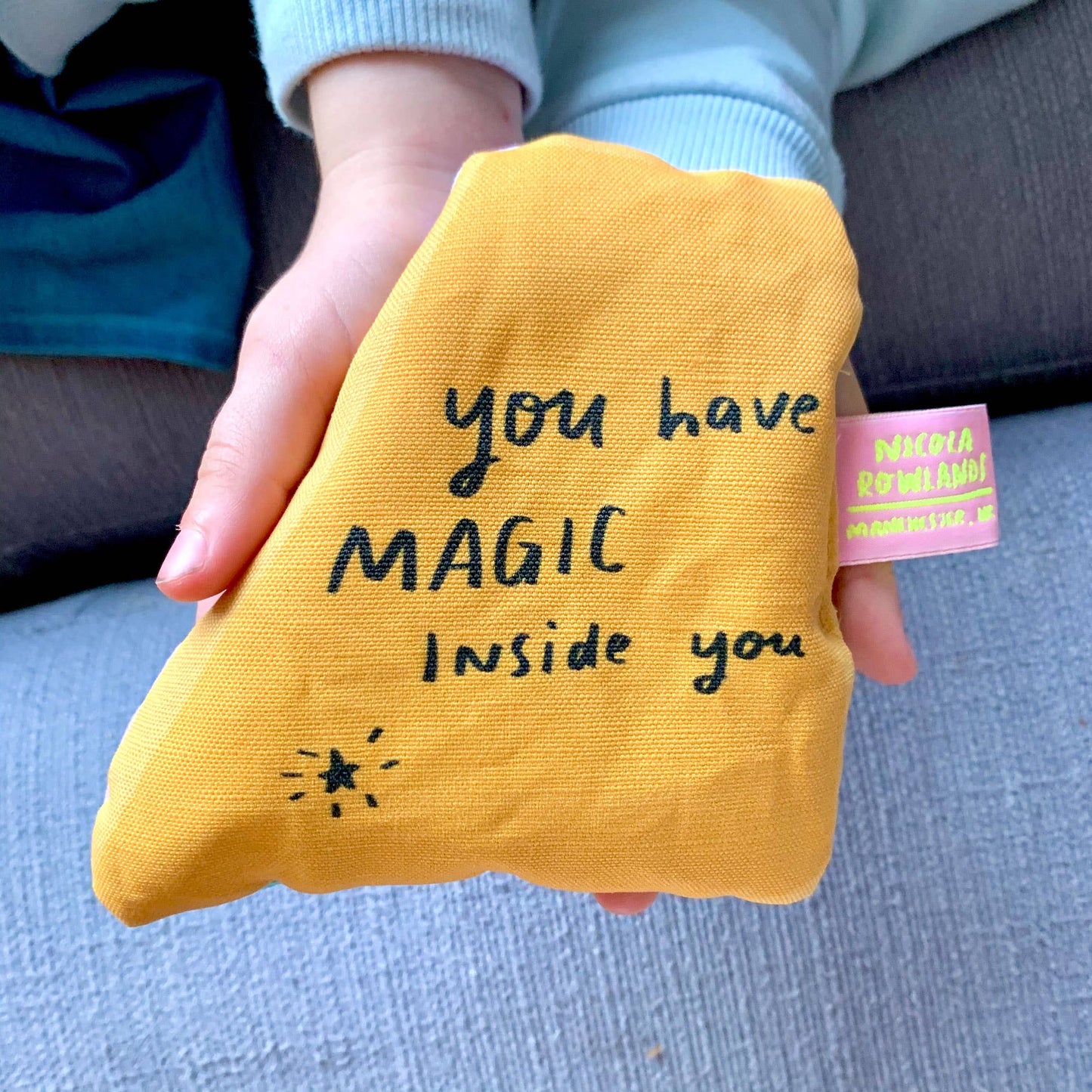 Magic Sensory palm bag by Nicola Rowlands