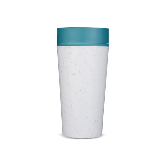 Circular Cup Chalk & Aquamarine Green 12oz