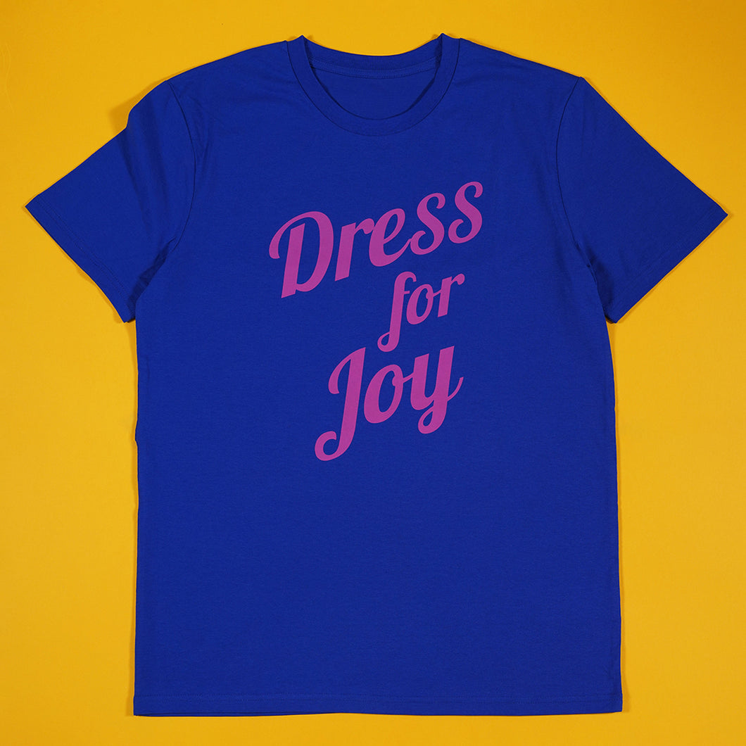 Dress For Joy Worker Blue T-Shirt (Medium)