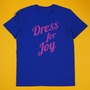 Dress For Joy Worker Blue T-Shirt (Small)