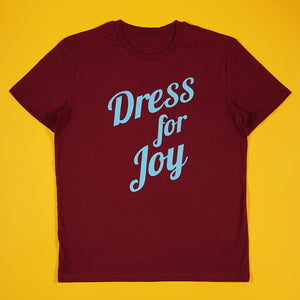 Dress For Joy Burgundy T-Shirt (Large)