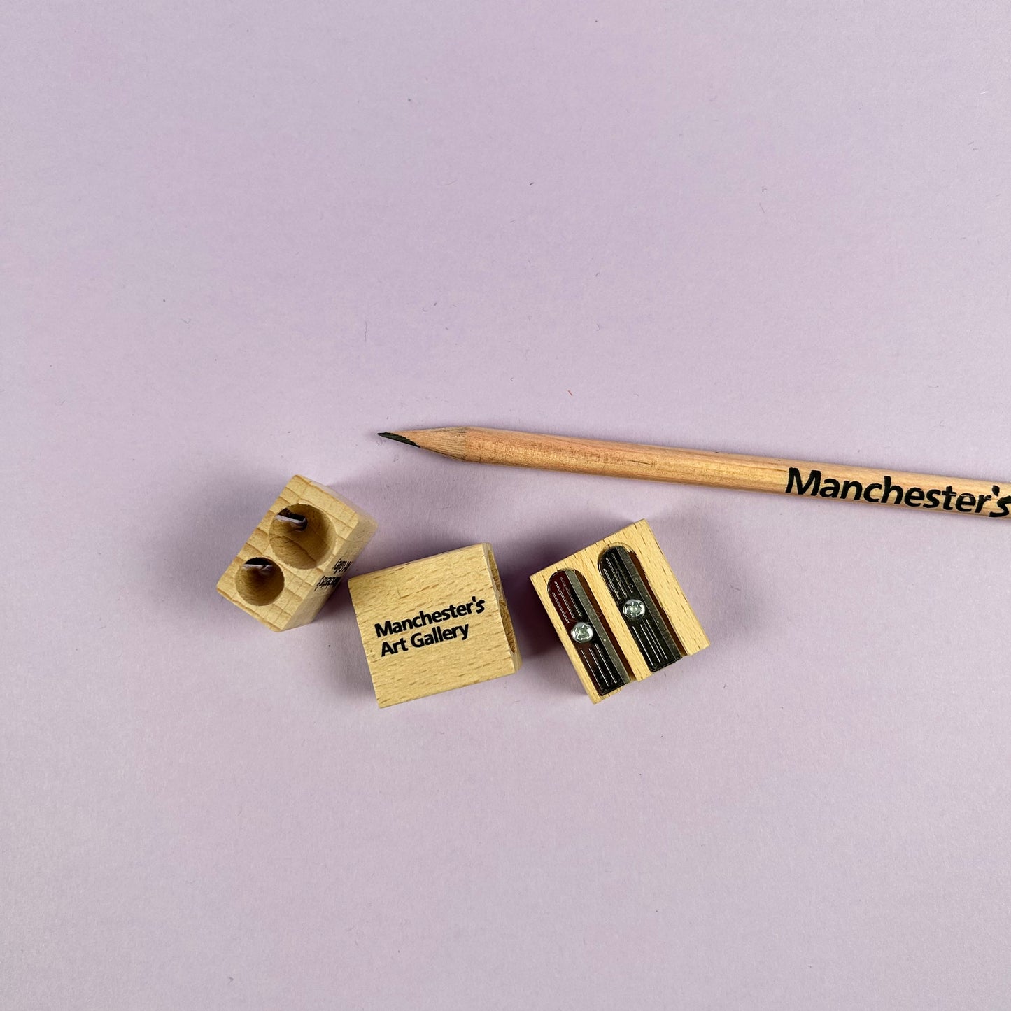 Manchester's Art Gallery Double Wooden Sharpener