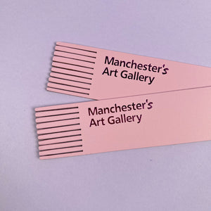 Manchester's Art Gallery Bookmark Pink