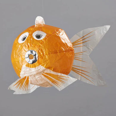 Orange Fish paper Balloon 
