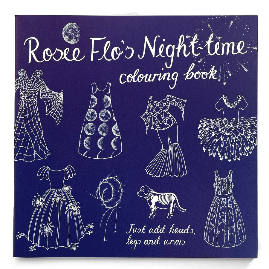 Rosie Flo Night time Colouring book