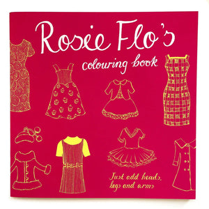 Rosie Flo Colouring Book Front Cover