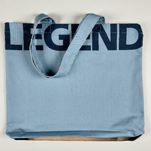 Load image into Gallery viewer, Image of the Sappho tote with the World Legend across the top
