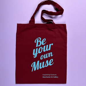 Burgundy Be Your Own Muse Tote