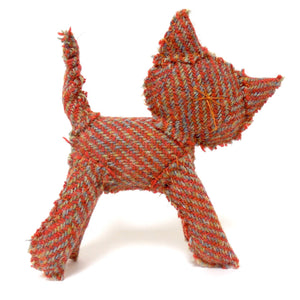 Orange Harris Tweed Kitty