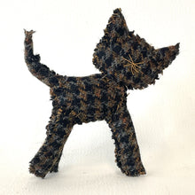Load image into Gallery viewer, Black Check Harris Tweed Kitty
