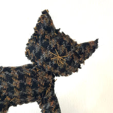 Load image into Gallery viewer, Black Check Harris Tweed Kitty
