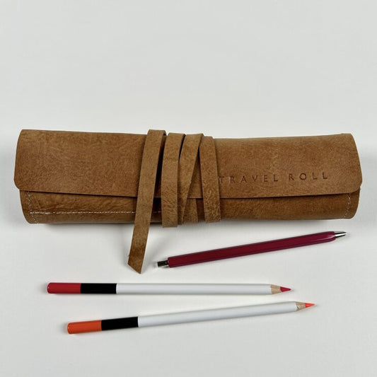 Editioned Leather Travel Roll