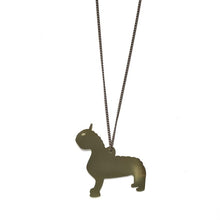 Load image into Gallery viewer, Grayson&#39;s Art Club: Chris Whitty&#39;s Cat - Brass Silhouette Pendant
