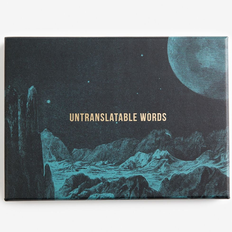 Untranslatable Words Cards