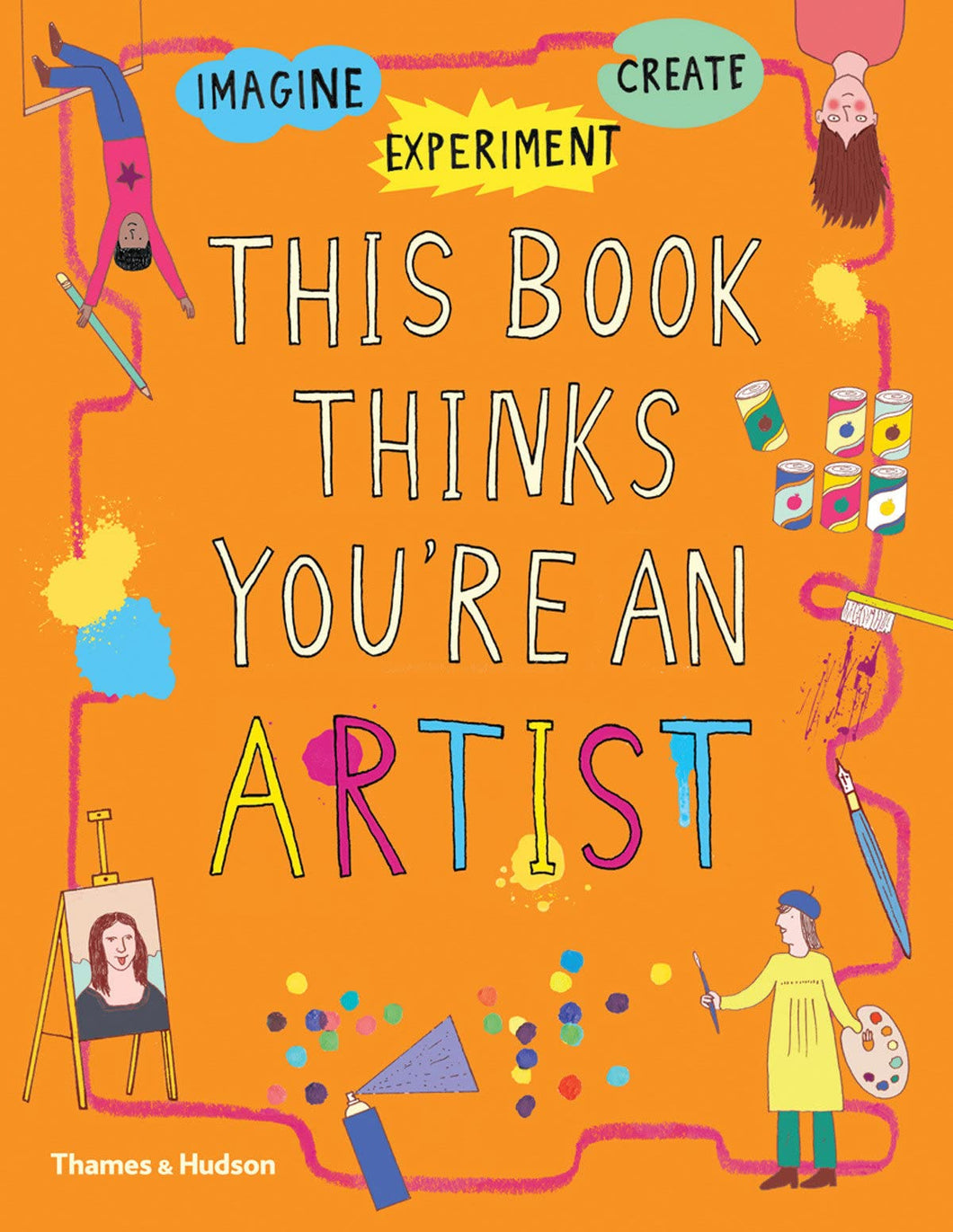 This book thinks your an artist front cover 