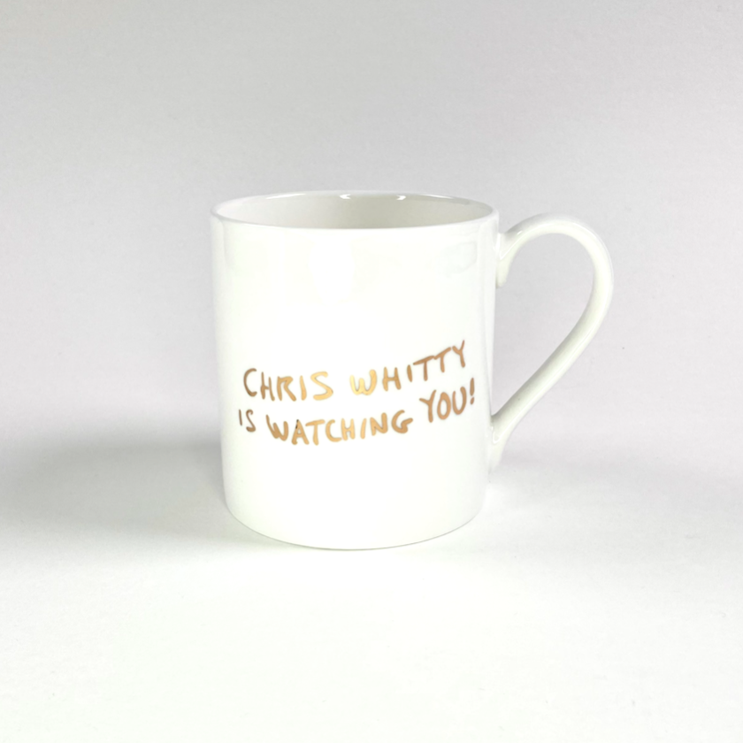 Mug Chris Whitty - Tasse Céramique Blanche - Fabriqué Au Royaume-Uni - NEUF