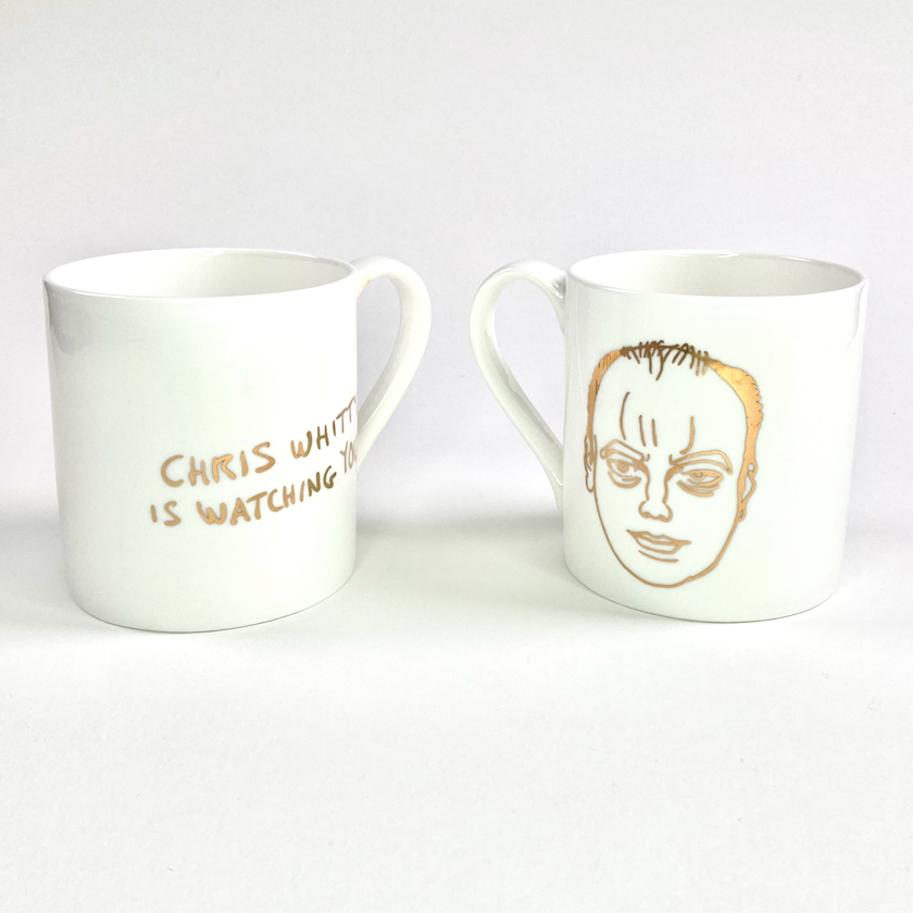 Grayson's Art Club: Chris Whitty is Watching You! Mug