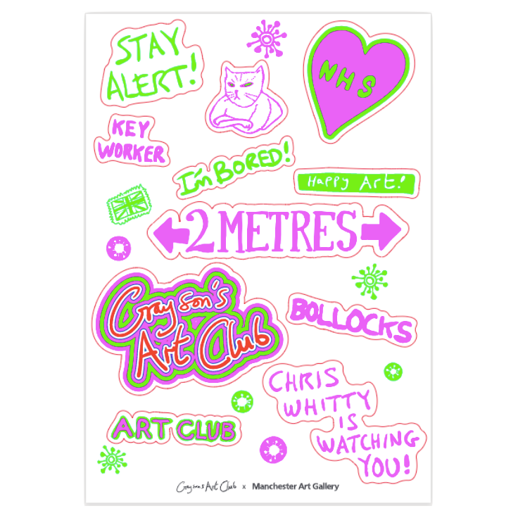 Grayson's Art Club: Sticker Set