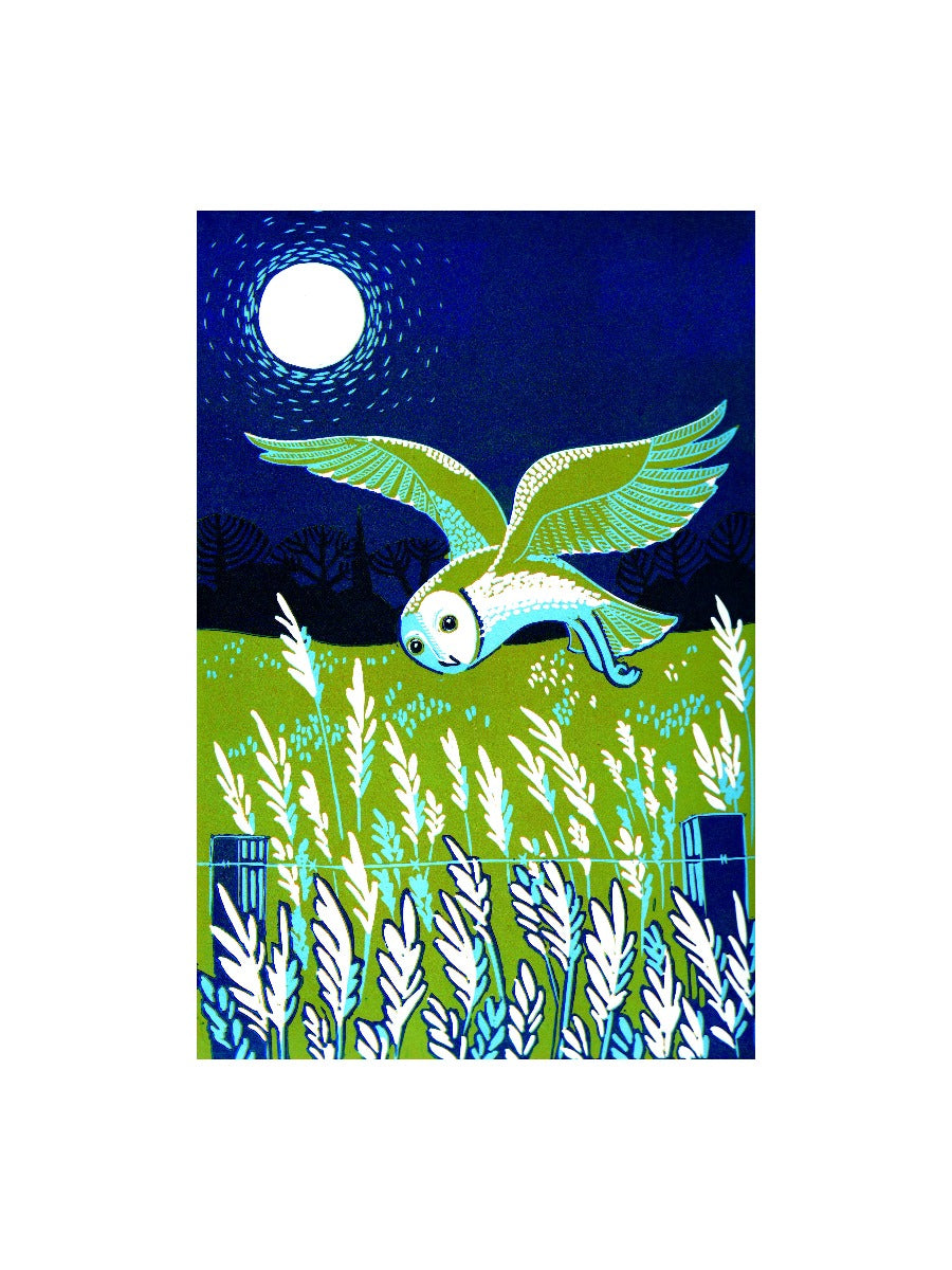 Owl on the Ees by Jo Wright  Limited Edition Print
