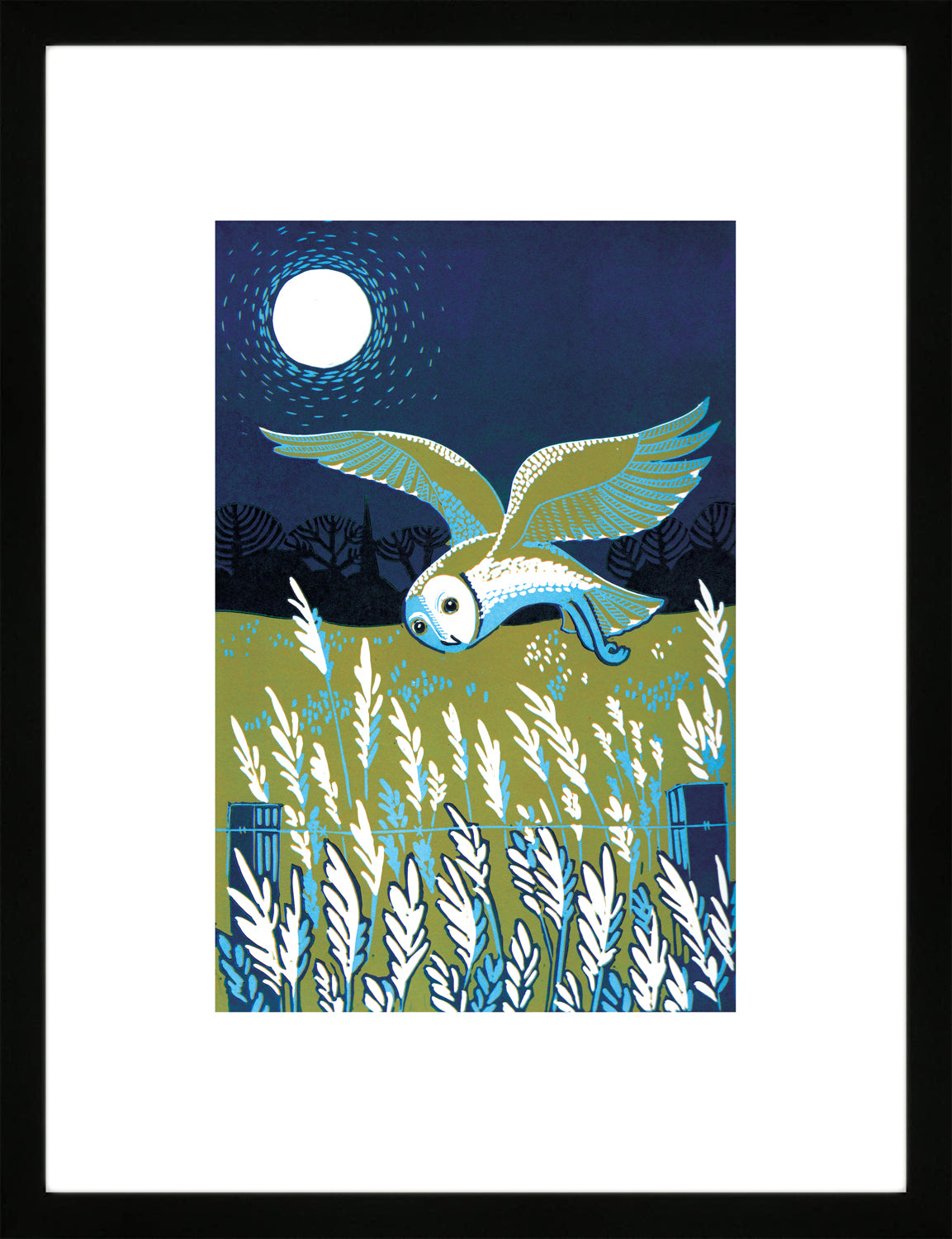 Owl on the Ees by Jo Wright  Limited Edition Print