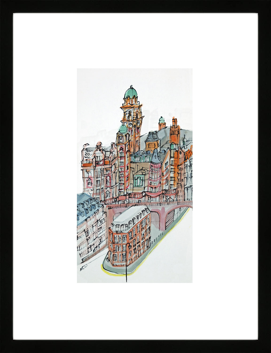 Palace Hotel, Manchester by Kathryn Edwards, Limited Edition Print