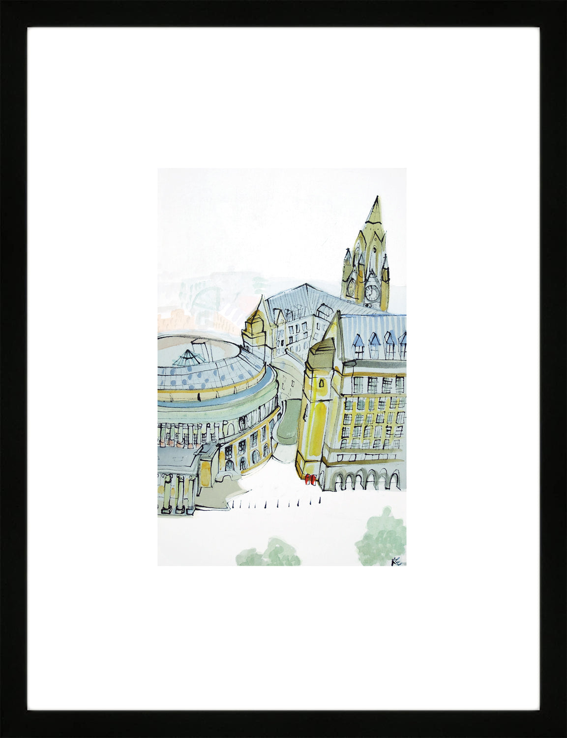 St. Peter's Square, Manchester by Kathryn Edwards, Limited Edition Print