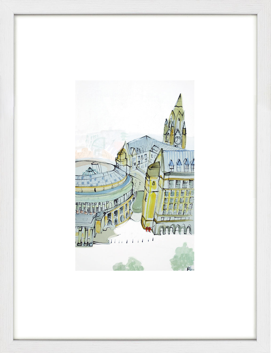 St. Peter's Square, Manchester by Kathryn Edwards, Limited Edition Print