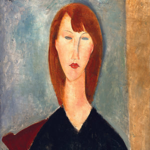 Greetings Card - Modigliani Portrait