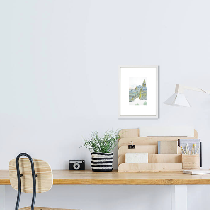 St. Peter's Square, Manchester by Kathryn Edwards, Limited Edition Print