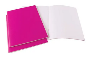 A4 Starter Sketchbook Book in Pink