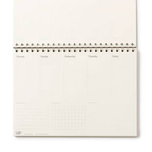 Tailor's 5 Day Weekly Planner by Coffeenotes